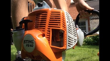 STIHL FS40 C-E Cold Start