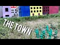 The town ww2 army men stop motion