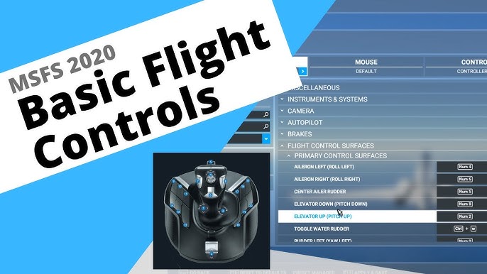 Flight Simulator 2020 - PS4 Controller Setup & Key Bindings 