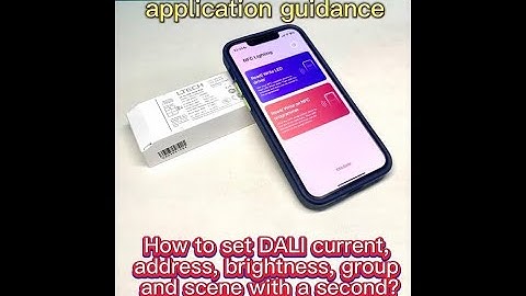Application Guidance - LTECH DALI NFC Driver