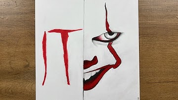 Pennywise Drawing Tutorial | How to Draw IT Clown