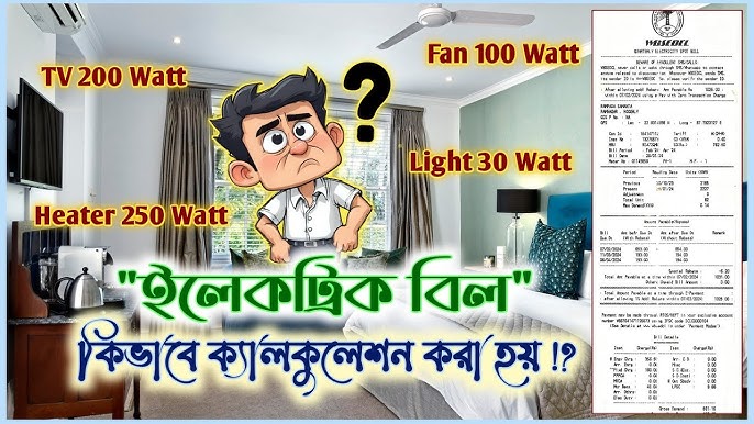 বিদ্যুৎ বিল হিসাব: ঘরে বসে সহজে কিভাবে করবেন?