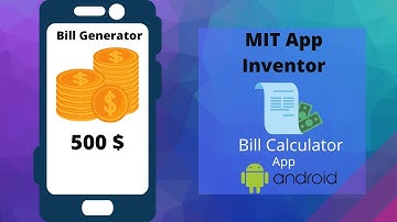 How to Make a Bill Calculator/Generator App? | MIT App Inventor | By Krishna Raghavendran