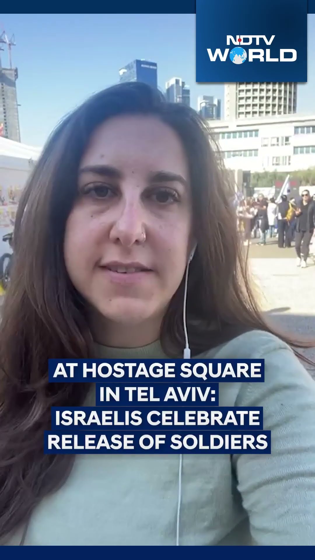 Israel Hamas Hostage Release | Israelis Celebrate In Tel Aviv As Hamas Releases 4 Soldiers