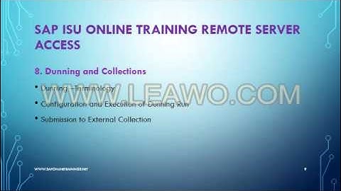 sap isu online training remote server access