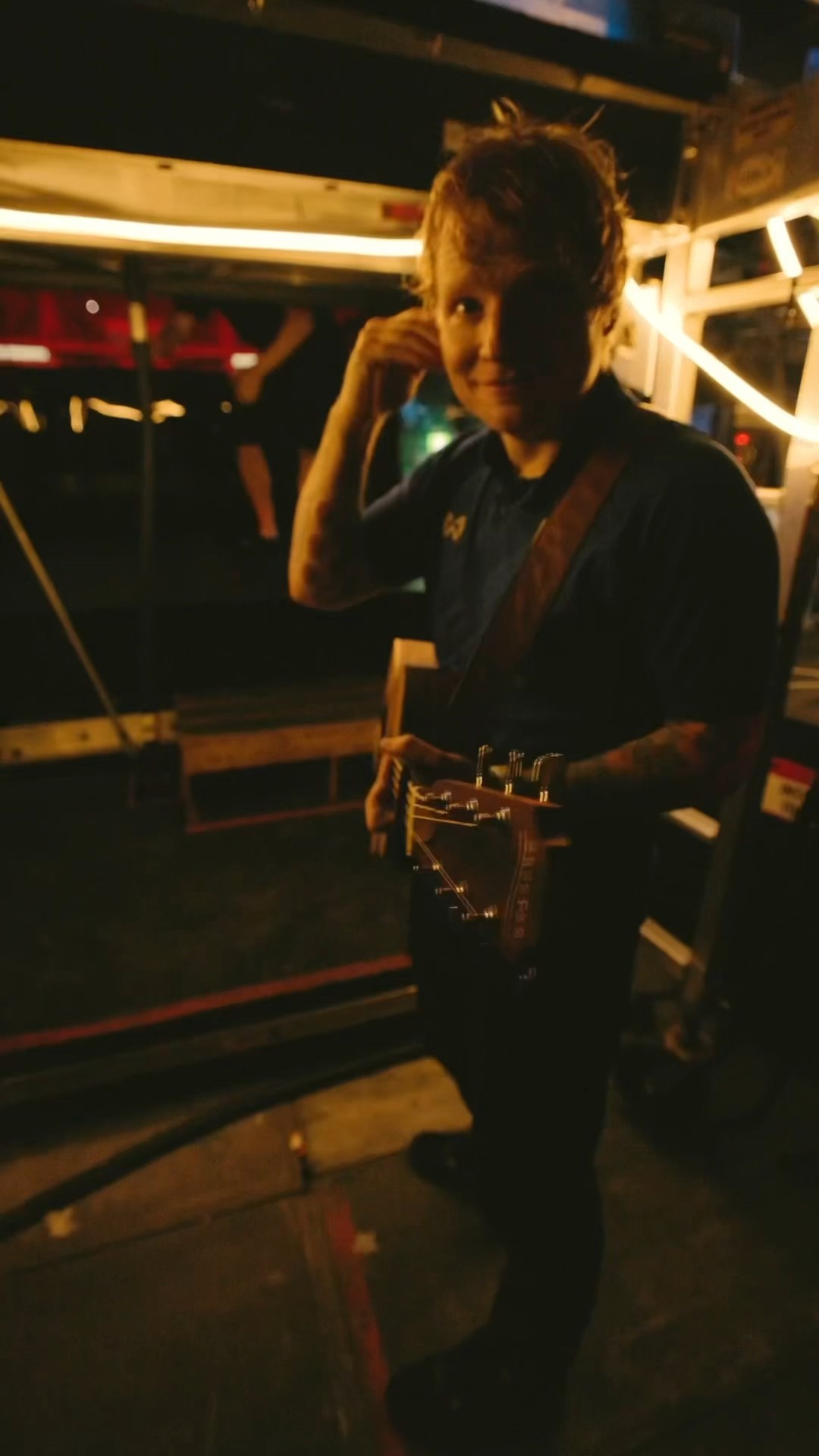 Some under the stage action for y’all