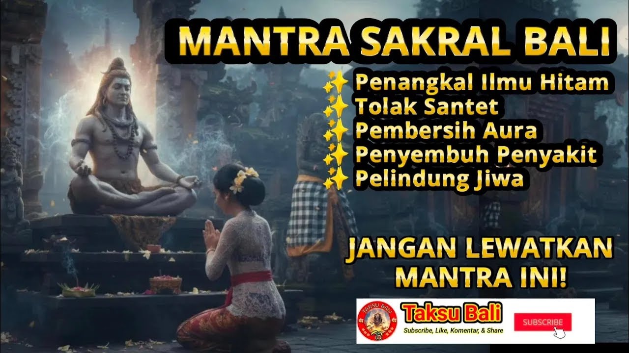 Alunan Kidung Mantra Suci Dewa Siwa 🌺 Penyembuh Penyakit & Penangkal Ilmu Hitam | Malam Siwaratri