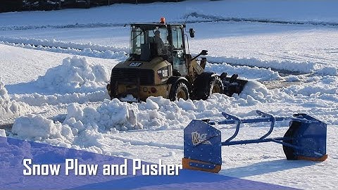 Kage SnowFire Snow Plow and Pusher Features