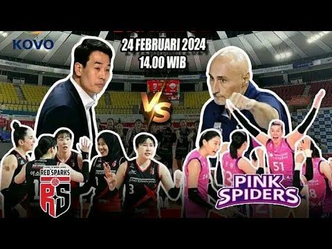 Red Sparks vs Pink Spider | KOVO V-LEAGUE