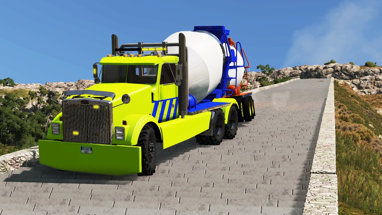 Cars vs Stairs #10 | BeamNG.DRIVE