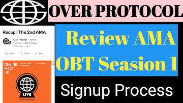 Over Protocol Big New Update/ How To Increase Your Point/ How To Login/ 2nd AMA Season/ Token Price