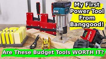 Mijn eerste elektrische gereedschap van Banggood! Zijn deze goedkope houtbewerkingsgereedschappen...