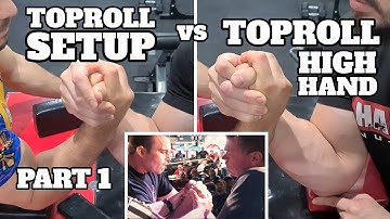 Toproll Setup vs. High Hand Toproll (vs short forearm) | EXPLAINED