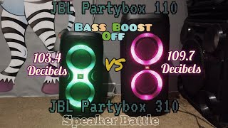 JBL PartyBox 110 VS JBL PartyBox 310 Speaker Battle