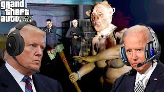 US Presidents Visit HAUNTED Places In GTA 5