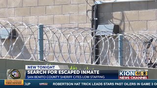 San Benito County Sheriff’s Office searching for escaped inmate, Sheriff says low staffing ...