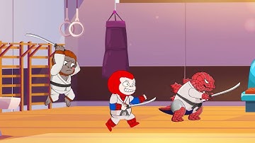 Rescue GODZILLA & KONG From EVOLUTION OF PYTHON: The Battle Against Digestive System - FUNNY CARTOON