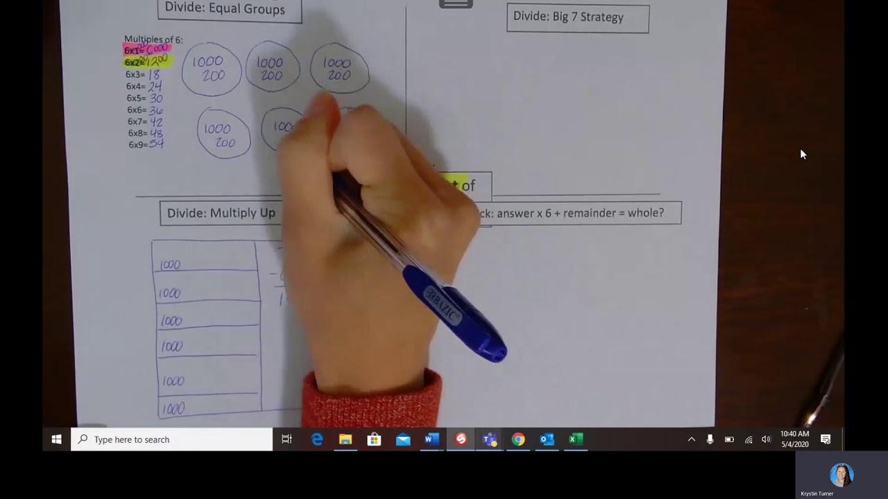 4th & 5th Grade Division Strategies - YouTube