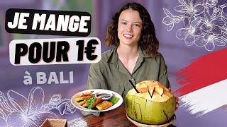 JE MANGE AVEC 1€ EN INDONÉSIE (Bali) ? + Rizières & forêt des singes dUbud - Claire