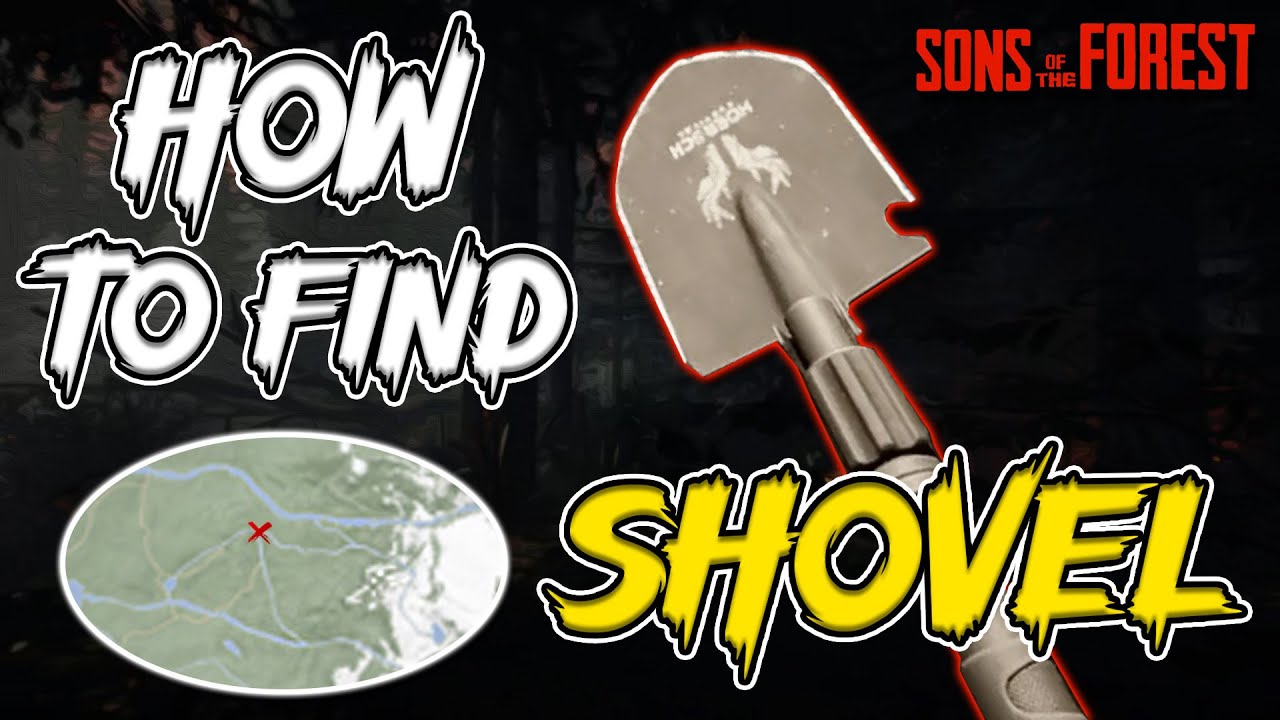 Sons of the Forest - Shovel LOCATION (Keyitem) No fight speedrun