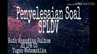Penyelesaian Soal Matematika SPLDV dengan aplikasi GeoGebra screenshot 4