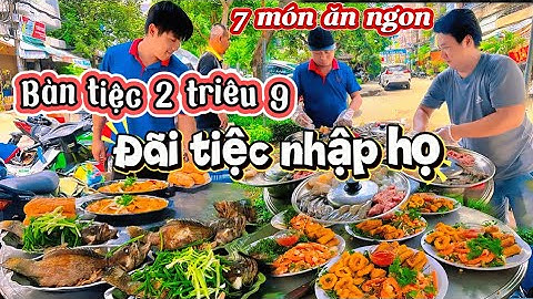 Món ăn ngon đãi tiệc cưới : Cà ri Tôm Càng Xanh thơm lừng lạ miệng cùng Khai vị 4 Món ngon Nóng Hổi 