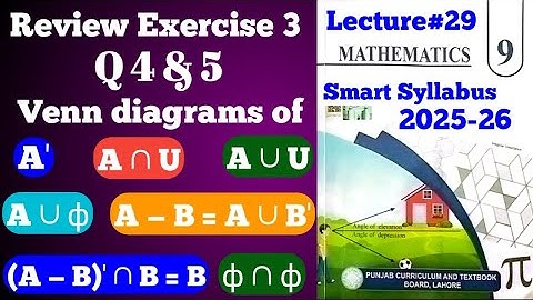 Review Exercise 3 class 9 math | class 9th math review Exercise 3