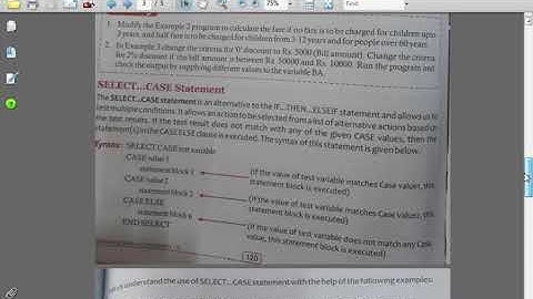 Computer-CLASS-VI- Chap-9-Conditional Statements in QBasic(Part-4)-LECTURE(30th Dec)-SESSION-2020-21