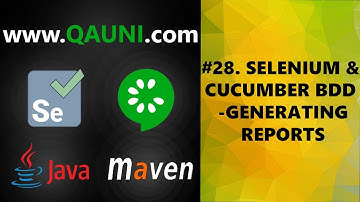 Selenium & Cucumber BDD – Tutorial 28/32: Generating Reports