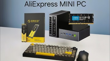 Mini PC from AliExpress (GMKtec K8 Plus) unboxing and Benchmark + Orico SSD + Ajazz Mouse & Keyboard