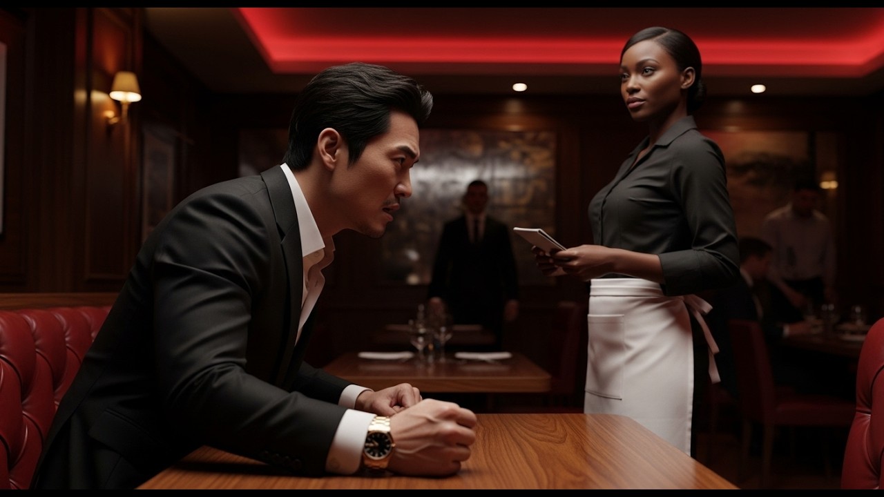 The Black Waitress Said She Had a Date—The Korean Mafia Boss Lost Control