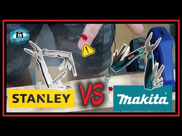 🛠Comparativa pinzas multifunción Stanley vs MAkita - Plus... Dedo roto!!🙄  - YouTube