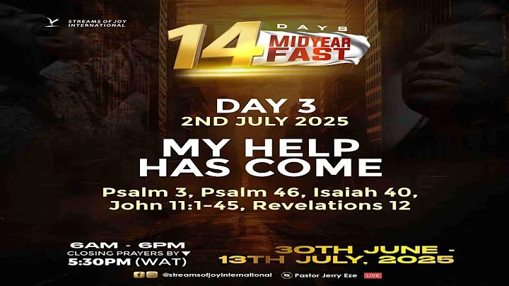 MY HELP HAS COME! || MID-YEAR FASTING AND PRAYERS [DAY 3] || 2ND JULY 2025