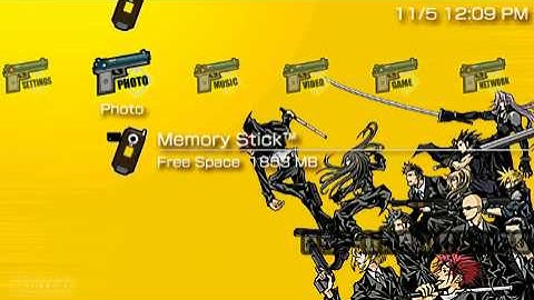 PSP Theme BC Final Fantasy 7 PSP-Themes.NET
