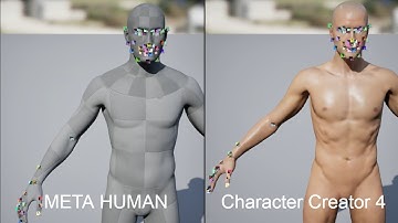 Mesh Morpher Wrapper with Meta Humans and CC4 (DAZ etc)