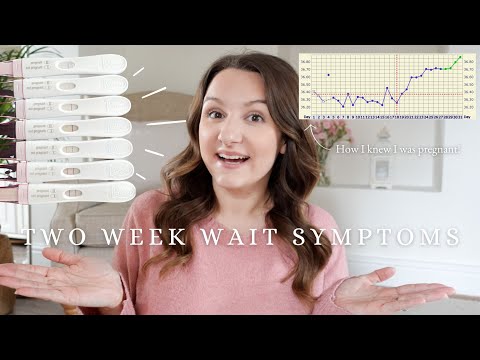 TWO WEEK WAIT SYMPTOMS (7-14DPO) | How I Knew I was Pregnant Before BFP, faint positive 9DPO