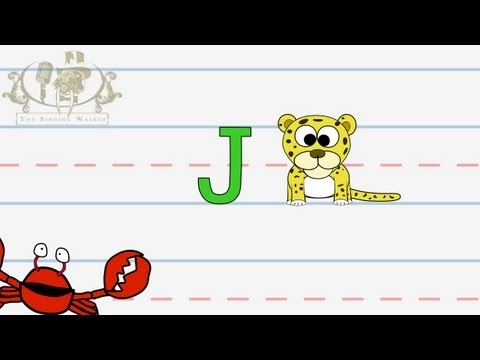 write-the-letter-j-|-alphabet-writing-lesson-for-children-|-the-singing-walrus