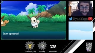 Shiny Eevee via SOS in Pokemon Sun and Moon