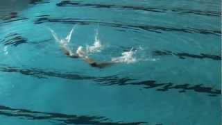 Turkish Synchronized Swimming Champ.March 2013 Mısra&Defne 1st Place, Coach Tuğçe Tanış