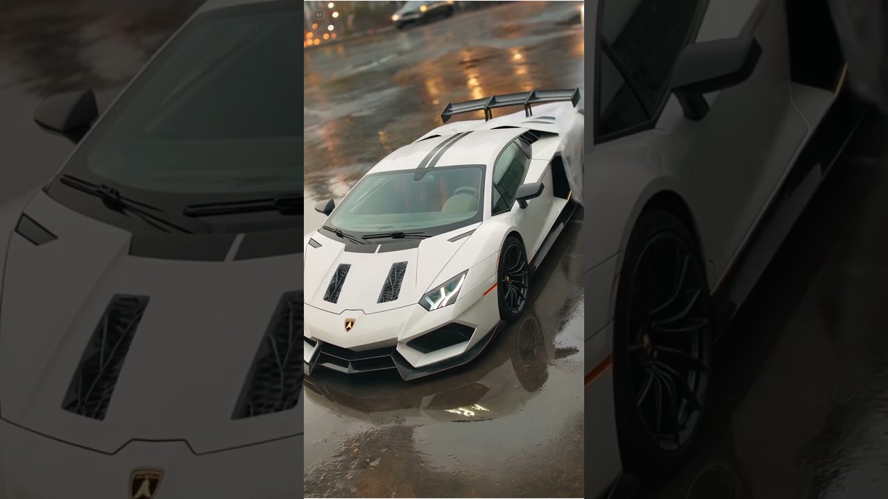 Lamborghini Huracán Tecnica Reveal | Wind-Lifted Tarp & Spotlight Drama 