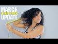 Curly Hair Length Check and Goals Update | March 2018