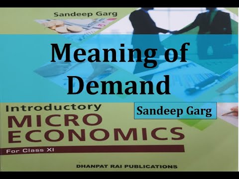 Meaning Of Demand Explained In Hindi Micro Economics Class 11 Sandeep Garg Chapter 3 Youtube Meaning Of Demand Explained In Hindi Micro Economics Class 11 Sandeep Garg Chapter 3 Youtube