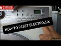 HOW TO RESET MY ELECTROLUX WASHER#edit