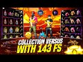 YT BOYS GAMING FF 🔥|| COLLECTION VERSUS 💥WITH 143FS❤️‍🩹