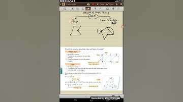 Multiple edges and loop: Network of graph theory