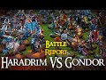 Gondor vs haradrim  competitive middle earth sbg battle report