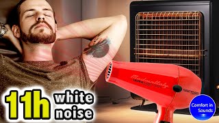 Hair Dryer ASMR Sounds, Heater Sounds for sleeping, studying or focus | White Noise, Fall Asleep now