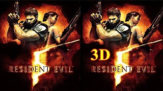 Resident Evil 5 3D video SBS VR box google cardboard