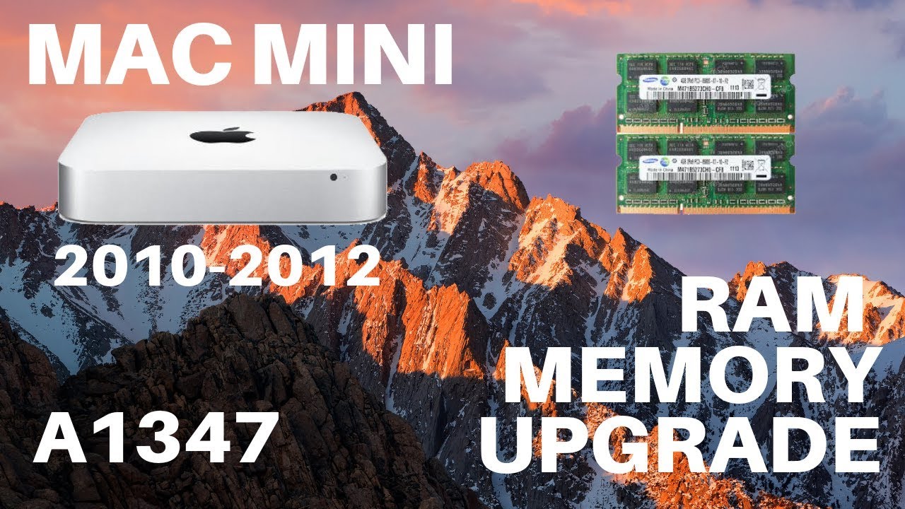 determine the max ram for a mac mini