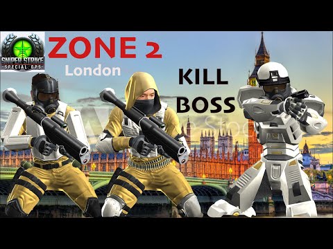 Sniper Strike : Special Ops - Campaign Zone 2 London Kill Boss ( iOS & Android )